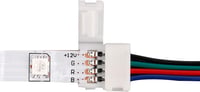 Plozoe LED Szalag Csatlakozó Készlet - 10mm RGB 5050 LED Szalaghoz - Sarokelem, Hosszabbító, Rögzítőklipszek - Beltéri Színváltós Világítás 6