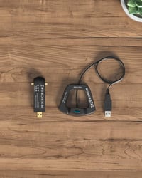 BrosTrend AC1200 USB WiFi adapter nagy hatótávú, dupla antennás, Windows kompatibilis 7