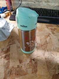 Termos cu pai pentru copii Thermos Funtainer Disney Frozen II, oțel inoxidabil, 350 ml — utilizat (stare: vezi a 2-a imagine) 4