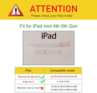 iPad Mini 4/5 Forgatható Védőtok Mélykék - Stílusszal és Képernyővédővel 2