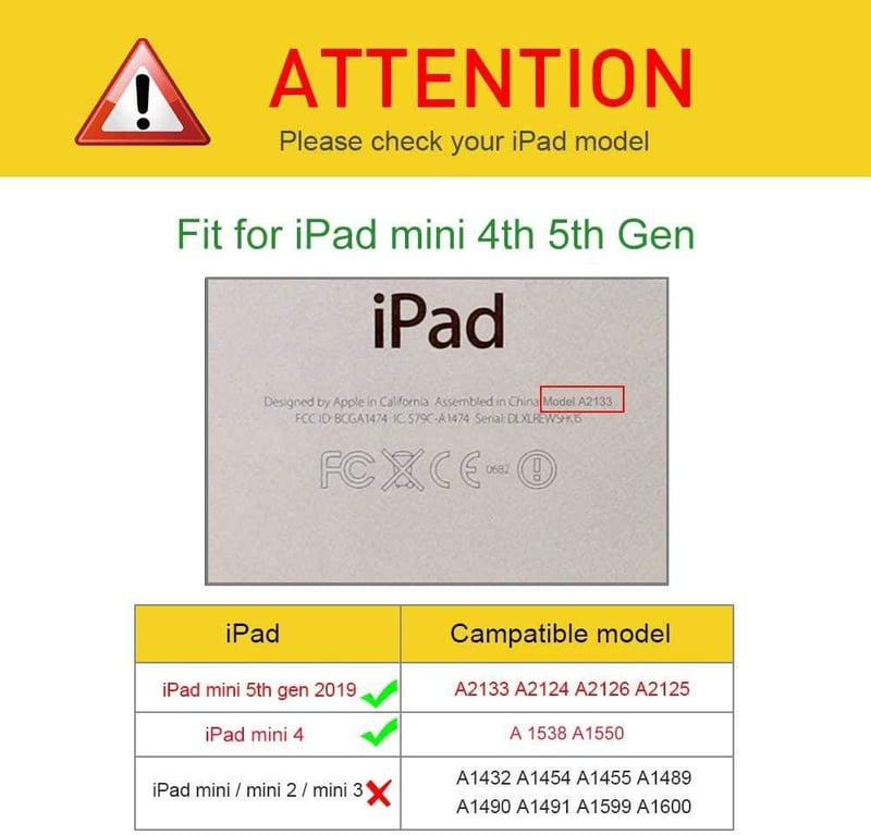 iPad Mini 4/5 Forgatható Védőtok Mélykék - Stílusszal és Képernyővédővel