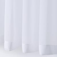 NSXIN Fehér Fényáteresztő Sálfüggöny Konyhába 60x90cm 3