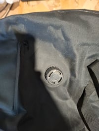 Geantă de șa pentru bicicletă BIKEPACK, bikepacking, 15 litri, impermeabilă, neagră - utilizată, ruptă într-un singur loc (stare: vezi imaginea 2) 3