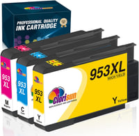 HP 953XL kompatibilis tintapatron szett - Clorisun 3 szín (Cyan, Magenta, Sárga) Officejet Pro nyomtatókhoz 1