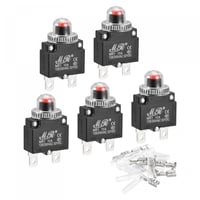 Túlterhelés Védő Biztosíték Szett 10A 125/250V AC 32V DC - 5 darabos 1