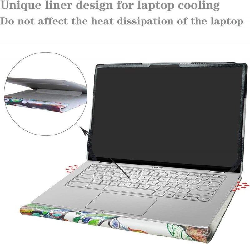 ASUS Chromebook és HP EliteBook védőtok - Szerelmes fa mintás Alapmk laptop táska