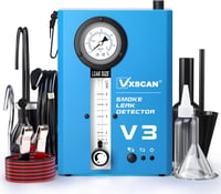 VXSCAN V3 EVAP Füstgenerátor - Autó Szivárgáskereső Nyomásmérővel és Áramlásmérővel - 12V-os Füstgép Autókhoz, Motorokhoz, Csónakokhoz 1