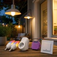 Pametan dom paket: 2x E14 RGB pametna žarulja + WiFi pametna utičnica + pametni relej s mjeračem 1