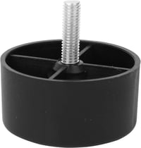 Fekete műanyag bútorlábak szekrényhez, TV állványhoz - 4db, M8 csavaros 6