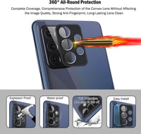 Samsung Galaxy A72 védőfólia - QHOHQ 3 darabos kijelzővédő szett 4G/5G modellekhez 2