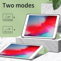 Apple iPad 10.2" Átlátszó Ütésálló Védőtok Összecsukható Állvánnyal - Világoszöld 4