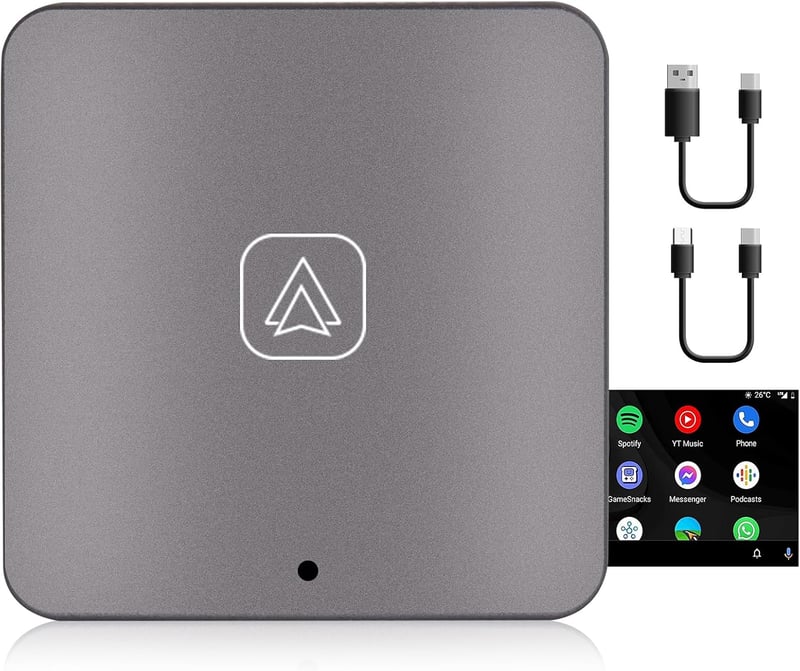 NHOPEEW vezeték nélküli Android Auto adapter - gyári autókhoz, egyszerű használat