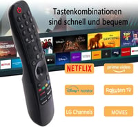 LG Smart TV távirányító - AN-MR21GA helyettesítő, Netflix és Prime gombokkal 5