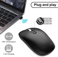 Cimetech USB-C vezeték nélküli egér, 3 DPI fokozat, csendes, Windows/Mac/Linux kompatibilis 2