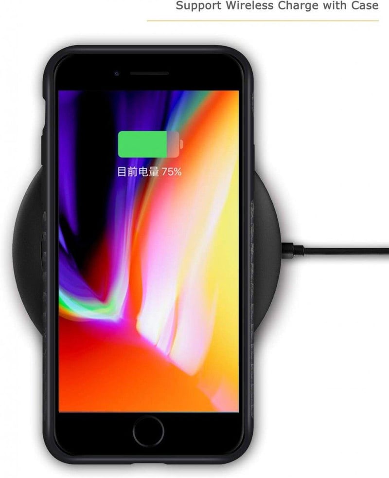 iPhone 7/8/SE Szürke-Fekete Csíkos Szilikon Védőtok