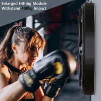 TAZZOR Bluetooth Profi Boxgép Kesztyűvel - Zenés Edzőgép Otthoni Edzéshez, Reflexfejlesztő Koordinációs Eszköz  Felnőtteknek, Fekete 3