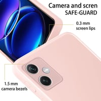 Xiaomi Redmi Note 12 5G Rózsaszín Ütésálló Szilikon Tok + 2db Üvegfólia 3