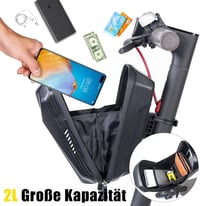 CHICLEW Roller Táska - 2L Vízálló Kormánytáska Xiaomi MI Mijia M365 és Ninebot ES1/ES2/ES3/ES4 Elektromos Rollerekhez, EVA Kemény Tok 6