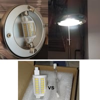 R7S LED izzó 78mm, dimmelhető, 15W, 4000K természetes fehér, 2 db csomag 5