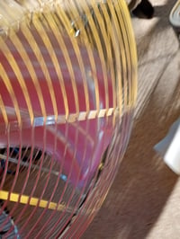 Stojanový ventilátor Taurus Sirocco 18, 120 W, 45 cm, kovové lopatky, 3 rýchlosti, tichý — viditeľná výrazná preliačina (stav: pozri 2. obrázok) 3