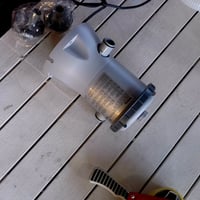 Pompă cu filtru cu cartuș Bestway pentru piscină, debit 2006 l/h, gri, 18,5x17,5x27,5 cm, stare utilizată 2