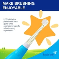 Bbush BabySonic LED-es elektromos fogkefe babáknak és kisgyermekeknek 0-3 éves korig - rózsaszín 5
