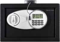 Genie Hand Elektronikus Széf Bedobónyílással - B Zár - Szürke Acél Falra Szerelhető Páncélszekrény Visszapattanás Gátló Technológiával (Kics 1