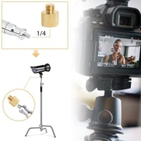 Arany Menetadapter Készlet Tripodhoz - 1/4" és 3/8" (6db) 4