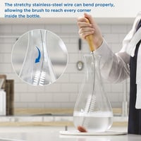SodaStream palackmosó kefe 45 cm-es, puha pomponnal - Karcolásmentes üvegtisztító 6