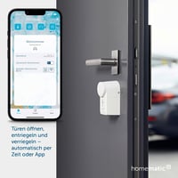 Homematic IP eQ-3 AG Okos Ajtózár Mechanizmus - Vezeték Nélküli Smart Home Rendszer Fém Burkolattal, Betörésvédelemmel 8