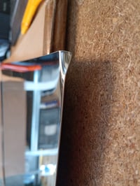 Panou de protecție pentru bucătărie din oțel inoxidabil și tablă magnetică Compactor, 60x50 cm, argintiu, pentru perete — deteriorat, colț zgâriat (stare: vezi a 2-a imagine) 2