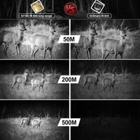 DARKBEAM 850nm Zoomolható Infravörös LED Lámpa Éjjellátóhoz, Vadászathoz 5