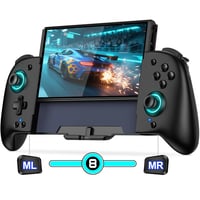 Coogamefly Vezeték Nélküli Kontroller Nintendo Switch/OLED-hez - Ergonomikus Markolatú Pro Controller Hall Joystickkel, Turbo Funkcióval és  1