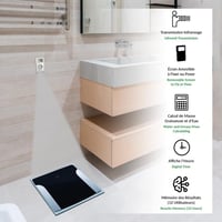 Újracsomagolt Digitális Testanalizátor Mérleg - Zsír és Víz Mérés 3