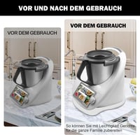 SkingHong Thermomix TM6 TM5 csúszótábla akril fehér alátét 4