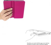DBCOAST Rózsaszín E-Reader Tok 10. és 9. Generációs Kindle-hez, Automata Alvás Funkcióval 3