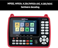 VISLONE ST-5150 DVB-S2/T2/C Combo Műholdkereső Készülék 4,3" LCD Kijelzővel, H.265 HEVC Támogatással 7