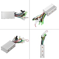 Elektromos Roller Vezérlő 36V/48V 350W - Kefenélküli Alumínium Kerékpár Kiegészítő 5