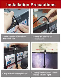 Sxhlseller 4K USB Webkamera PC-hez - Beépített Mikrofonnal, Szemkontaktus Funkcióval, 2MP Autofókuszos Középre Szerelhető Kamera Videóhíváso 3