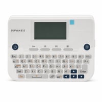 SUPVAN E12 Fehér Bluetooth Címkézőgép Billentyűzettel, 1 db Öntapadós — 3 db öntapadós szalag hiányzik (állapot: lásd a 2. képet) 1