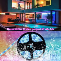 ALED LIGHT Bluetooth LED Szalag 5M RGB - Okostelefonról Vezérelhető, Vízálló, 12V-os Színes Fényszalag Otthoni és Kerti Dekorációhoz Távirán 3