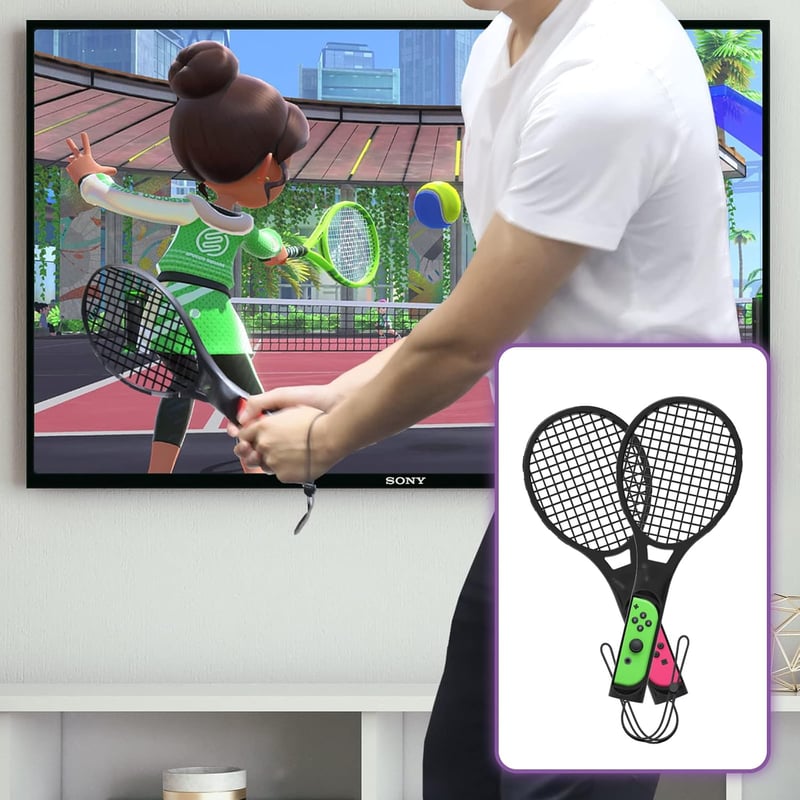 BootyBay 12 az 1-ben Nintendo Switch Sport Kiegészítő Készlet - Családi Játékcsomag Tennis, Golf és Kard Tartozékokkal Switch és OLED Konzol