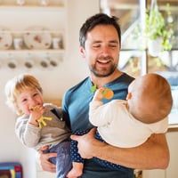 Angelblss Hűsítő Rágókarika Babáknak - Természetes Szilikon Fogzássegítő Gyűrű Kisgyermekeknek, FDA Jóváhagyott, BPA-mentes, 4 db-os Csomag 5