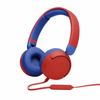 JBL Jr310 Vezetékes On-Ear Gyerek Fejhallgató Piros-Kék Színben — hibás, alkatrésznek: nem ad ki hangot (állapot: lásd a 2. képet) 1