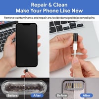 Maxsure 12-in-1 iPhone Tisztítókészlet - Multifunkciós Eszköz Lightning Port, Hangszóró és Fülhallgató Tisztításához - Mobiltelefon Ápol 3