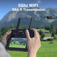 karuisrc K600GPS Drón 4,5" LCD Kijelzős Távirányítóval - GPS Automatikus Visszatérés, 1080P HD Kamera, 32GB SD Kártya, Optikai Áramlás, 400m 4