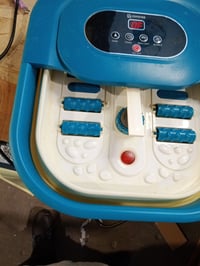 COMFIER Elektromos Lábfürdő Masszázs Funkcióval, Időzítővel, Hőmérséklet-beállítással, Buborékos Vízmasszázs, Férfiaknak és Nőknek 3