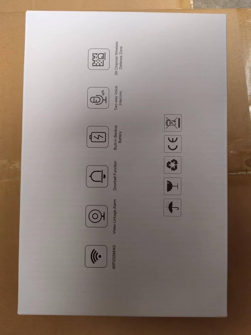 PG Smart Touch WiFi+GSM riasztórendszer, Alexa-kompatibilis, Tuya app-vezérléssel