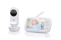 Motorola VM44 Connect WiFi Bébiőr Kamerával - 4,3" HD Kijelző, Éjjellátó, Altatódalok, Hőmérsékletfigyelés, Okostelefonos Applikáció - Fehér 8