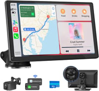 Avylet 9" Vezeték Nélküli CarPlay Autórádió 4K Menetrögzítővel - GPS Navigáció, Tolatókamera, Bluetooth Kihangosító, Tükrözés, Hangvezérlés 1